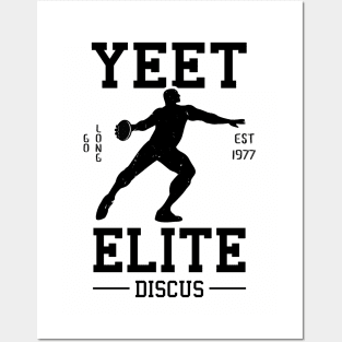 Yeet Elite Discus Athlete Track N Field Athletics Posters and Art